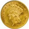1860 Three-Dollar Gold Piece. MS-62 (PCGS).