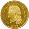 1879 Four-Dollar Gold Stella. Flowing Hair. Judd-1635, Pollock-1832/1833. Rarity-3. Proof-62 (PCGS).