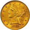 1881 Liberty Half Eagle. MS-62 (NGC).