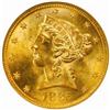 1885-S Liberty Half Eagle. MS-64 (NGC).