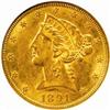 1891-CC Liberty Half Eagle. Winter 1-A. MS-61 (NGC).