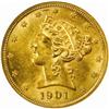 1901 Liberty Half Eagle. MS-61 (ANACS).
