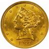 1907 Liberty Half Eagle. MS-63 (NGC).