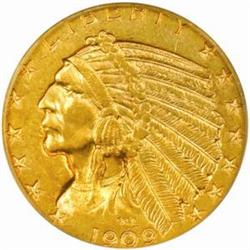 1909-D Indian Half Eagle. MS-63 (PCGS).
