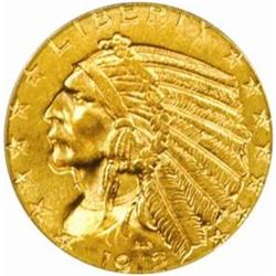 1912 Indian Half Eagle. MS-62 (PCGS).