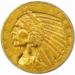 1913 Indian Half Eagle. MS-62 (PCGS).