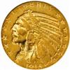 1915-S Indian Half Eagle. AU-58 (NGC).