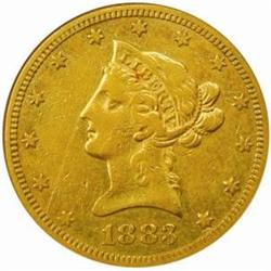 1883-CC Liberty Eagle. Winter 1-C. VF-30 Details--Cleaned (ANACS).