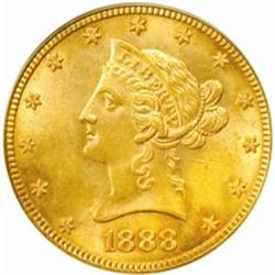 1888-S Liberty Eagle. MS-62 (PCGS).