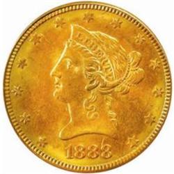 1888-S Liberty Eagle. MS-62 (PCGS).