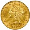 1890 Liberty Eagle. MS-62 (PCGS).