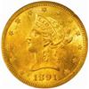 1891-CC Liberty Eagle. Winter 2-B. MS-60 (NGC).