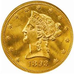 1893 Liberty Eagle. MS-64 (NGC).
