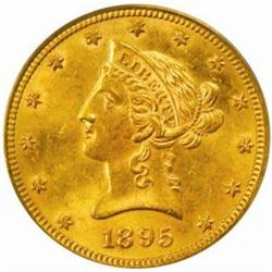 1895 Liberty Eagle. MS-62 (PCGS).