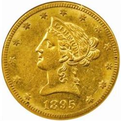 1895-O Liberty Eagle. AU-55 (ANACS).