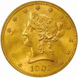 1902-S Liberty Eagle. MS-63 (PCGS).