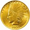 Image 1 : 1907 Indian Eagle. No Periods. MS-64 (PCGS).