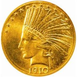1910-D Indian Eagle. MS-65 (NGC).