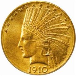 1910-D Indian Eagle. MS-63 (PCGS).
