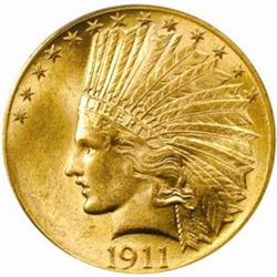 1911 Indian Eagle. MS-63 (PCGS).