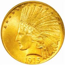 1915 Indian Eagle. MS-64 (PCGS).