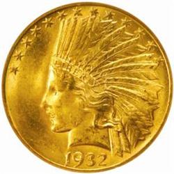 1932 Indian Eagle. MS-65 (NGC).