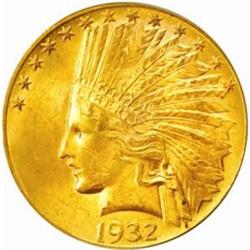 1932 Indian Eagle. MS-63 (PCGS).