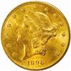 1896-S Liberty Double Eagle. MS-60 (PCGS).