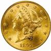 1897 Liberty Double Eagle. MS-63 (PCGS).