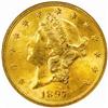 1897-S Liberty Double Eagle. MS-61 (NGC).