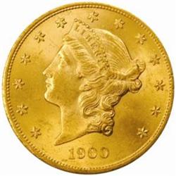 1900 Liberty Double Eagle. MS-62 (PCGS).