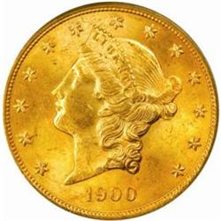 1900 Liberty Double Eagle. MS-62 (PCGS).