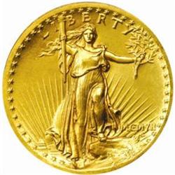 MCMVII (1907) Saint-Gaudens Double Eagle. High Relief. Wire Rim. MS-63 Altered Surfaces Uncertified.