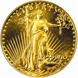 1910 Saint-Gaudens Double Eagle. Proof-66 (NGC).