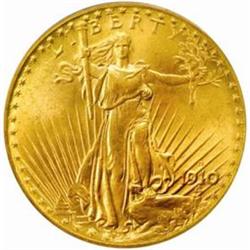 1910-D Saint-Gaudens Double Eagle. MS-64 (PCGS).