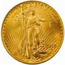 1912 Saint-Gaudens Double Eagle. MS-64 (PCGS).