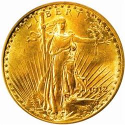 1912 Saint-Gaudens Double Eagle. MS-63 (PCGS).
