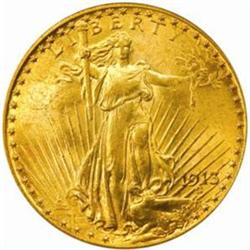 1913 Saint-Gaudens Double Eagle. MS-64 (PCGS).