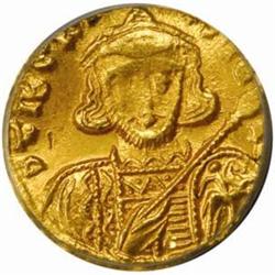 Byzantine. Tiberius III (AD 698-705). AV Solidus. Undated (AD 698-705). Constantinople.