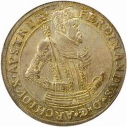 Austria. Archduke Ferdinand (1564-1595). Silver Taler. Undated (1564-1595). Hall.