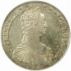 Austrian States, Burgau. Maria Theresa (1740-1780). Silver 1/2 Taler. 1765.