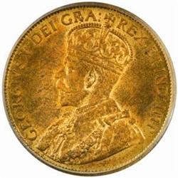 Canada. George V (1910-1936). Bronze Cent. 1913.