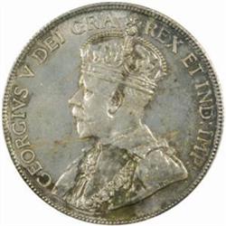 Canada. George V (1910-1936). Silver 50 Cents. 1918.