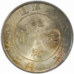 China, Chihli Province. Kuang-hsu (1875-1908). Peiyang Silver Dollar. Year 34 (1908).