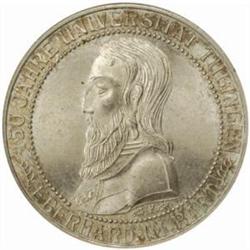 Germany, Tubingen University. Silver 3 Mark. 1927-F.