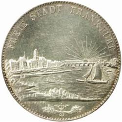 German States, Frankfurt. Free City (1815-1866). Silver 2 Talers. 1840.