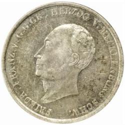 German States, Mecklenburg-Schwerin. Friedrich Franz I (1786-1837). Silver 2/3 Taler or Gulden. 1828