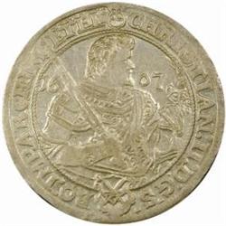 German States, Saxony. Christian II, with Johann Georg and August (1591-1611). Silver Taler. 1607.
