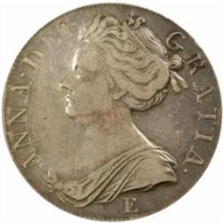 Great Britain. Anne (1702-1714). Silver Crown. 1707-E (Edinburgh).