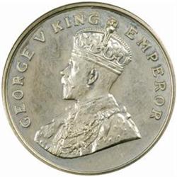 India. British Raj, George V (1910-1936). Copper-Nickel 8 Annas. 1920 (Mumbai).